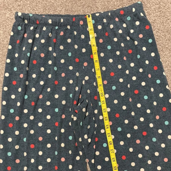 Cuddl Duds Polka Dot Long Sleeve Button Front Pajamas L - Picture 6 of 16